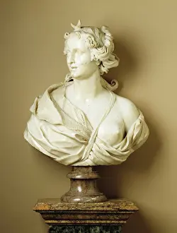 Bust Prints: Diana, c.between 1710 and 1725. Creator: Circle of Giuseppe Mazzuoli