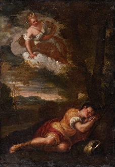 Floating Prints: Diana and Endymion, 1595-1605. Creator: Scarsellino