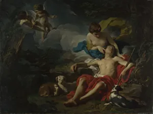 Endymion Prints: Diana and Endymion, c. 1740. Artist: Subleyras, Pierre (1699-1749)