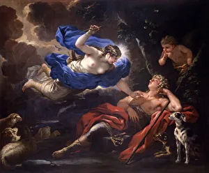 Endymion Prints: Diana and Endymion, ca 1675-1680. Creator: Giordano, Luca (1632-1705)