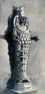 Greece Europe Prints: Diana of the Ephesians (Ephesian Artemis). Creator: Unknown