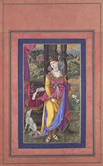 Diana, Goddess of the Hunt, Folio from the Davis Album, early 17th century Diana, Goddess of the Hunt, Folio from the Davis Album, early 17th century