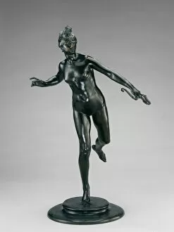 Diane Dephese Gallery: Diana, Modeled 1889, cast after 1900. Creator: Roman Bronze Works