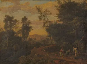 Huntress Prints: Diana and Her Nymphs Hunting, c.1685. Creator: Abraham Genoels II