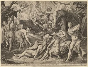 Gillis Sadeler Ii Prints: Diana Surprised by Actaeon. Creator: Aegidius Sadeler II