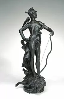 Artemis Collection: Diana Victorious, 1885 / cast 1888-1889. Creator: Albert Ernest Carrier de Belleuse