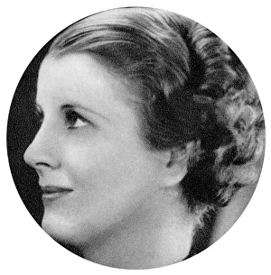 Diana Wynyard, British stage and film actress, 1934-1935