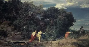 Incident Prints: Diana's Hunt, 1862. Creator: Arnold Bocklin