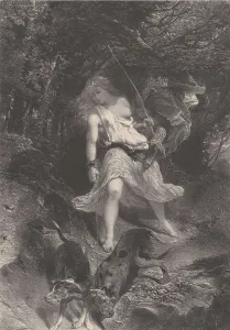 Célestin François Nanteuil Gallery: Diane, ca. 1830-70. Creator: Célestin Nanteuil