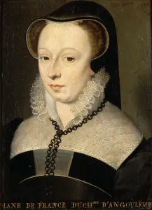 Clouet Prints: Diane de France, Duchess of Angouleme (1538-1619), 1568