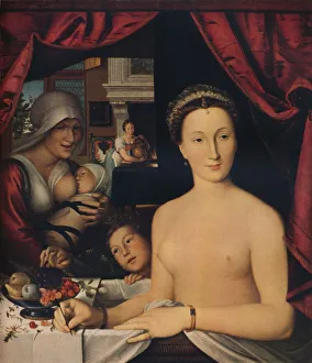 Diane De Poitiers Gallery: Diane de Poitiers, 1571. Artist: Francois Clouet