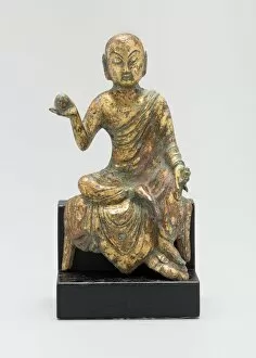 Metalwork Gallery: Dicang (Khsitigarbha), or 'He Who Encompasses the Earth, 'Seated