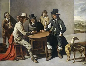Dice Prints: The Dice Shooters, 1630-1680. Creator: Unknown