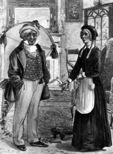 Dick and Betsy Trotwood, 1904. Artist:s Hildesheimer & Co