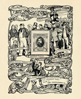 Centenary Prints: Dickens Centenary Stamp, 1912. Artist: Stephen Reid