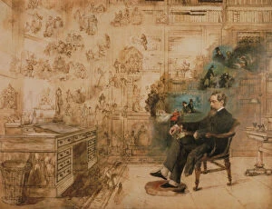 Academic Art Collection: Dickens Dream, 1875. Creator: Buss, Robert William (1804-1875)