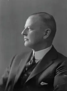 Starched Prints: Dickerman, W.C. Mr. portrait photograph, 1916. Creator: Arnold Genthe
