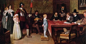 Child Gallery: And when did you last see your father?, 1878.Artist: William Frederick Yeames