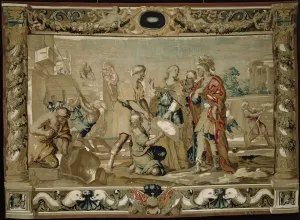 Dido shows Aeneas the plans for the fortifications of Carthage, 1679