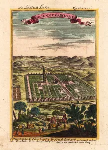 Die alte Stadt Babel, 1719. Artist: Mallet, Alain Manesson (1630-1706) Die alte Stadt Babel, 1719. Artist: Mallet, Alain Manesson (1630-1706)