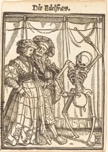 Halloween Prints: Die Edelfrau. Creator: Hans Holbein the Younger