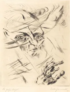 Die Grosse Angst (The Great Anxiety), 1918. Creator: Walter Gramatté