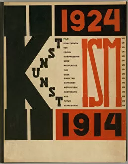 Constructivism Gallery: Die Kunstismen. (The Isms of Art) by El Lissitzky und Hans Arp, 1925