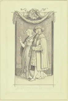 Wove Paper Prints: Die Nymphe des Brunnen, c1845. Creator: Ludwig Richter