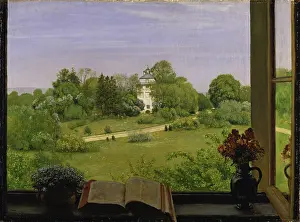 Open Window Prints: 'Die Od' View of Holzhausenpark, 1883. Creator: Hans Thoma