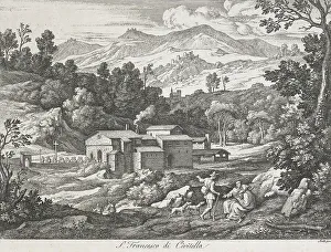 Koch Joseph Anton Prints: Die Römischen Ansichten (Views of Rome) / S