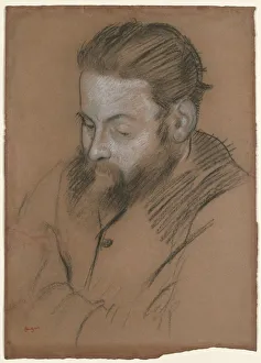 Diego Martelli, 1879. Creator: Edgar Degas (French, 1834-1917)