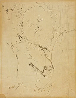 Diego Rivera, 1915. Creator: Modigliani, Amedeo (1884-1920)