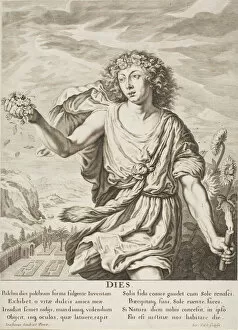 Latin Text Gallery: Dies, 1645. Creator: Jeremias Falck