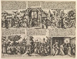 Acts Prints: Different Scenes, from the Gospels and from Acta Apostolorum, ca. 1530