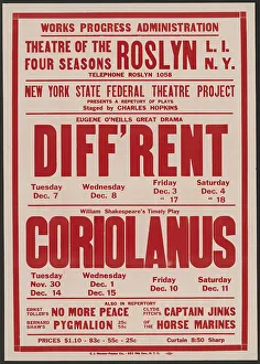 Oneill Eugene Prints: Diff'rent 2, Roslyn, NY, 1937. Creator: Unknown