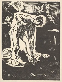 Jean Francois Prints: Digger, 1863. Creator: Jean Francois Millet
