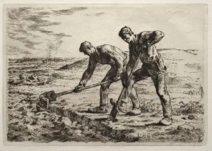 The Diggers. Creator: Jean-Francois Millet (French, 1814-1875)