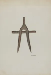 Spike Prints: Digging Tool, c. 1939. Creator: Arthur P. Reynolds
