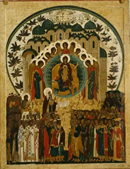 The dignifed Being, 1497. Artist: Russian icon