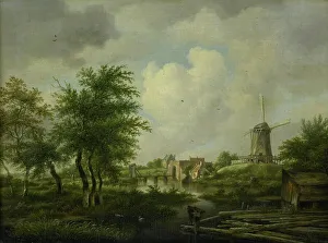 Rampart Prints: Dilapidated rampart with the Weteringpoort