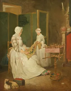 Cottage Industry Prints: The Diligent Mother, mid-late 18th century