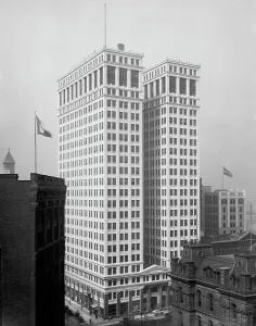Office Building Prints: Dime Savings Bank Building, Detroit, Mich. between 1910 and 1920. Creator: Unknown