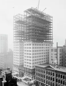 Daniel Hudson Burnham Prints: Dime Savings Bank building, Detroit, Mich. c1910. Creator: Unknown