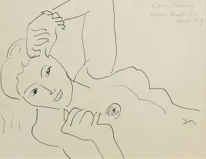 Dina Vierny, 1941. Creator: Henri Matisse