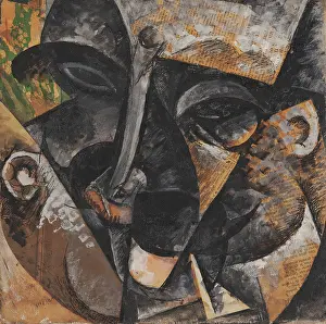 Futurism Prints: Dinamismo di una testa d'uomo, 1915