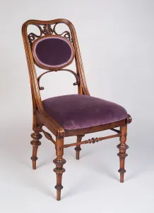 Reproduction Prints: Dining Chair, Austria, c. 1870. Creator: Theophil Hansen