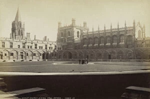 Christ Church College Collection: Dining hall, Christ Church College, Oxford, Oxfordshire, late 19th or early 20th century