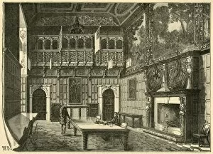 James I Gallery: The Dining-Hall, Hatfield, 1898. Creator: Unknown