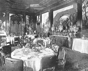 Dining Hall Gallery: The Dining Hall at Sandringham, Norfolk, 1894. Creator: Unknown