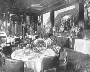 Dining Hall Gallery: The Dining Hall at Sandringham, Norfolk, 1894. Creator: Unknown